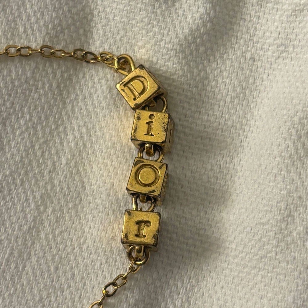 Christian Dior Cubes Bracelet in Gold - Picture 4 of 8